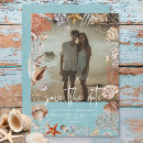 Search for seashells save the dates Modern
