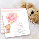 Search for whimsical baby shower invitations Teddy bear