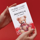 Search for watercolor valentines day cards Red