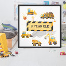 Search for yellow digger posters For kids