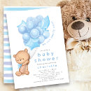 Search for whimsical baby shower invitations Teddy bear