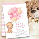 Search for whimsical baby shower invitations Teddy bear