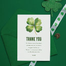 Search for shamrock thank you cards Watercolor