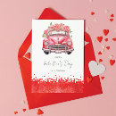 Search for car valentines day cards Watercolor