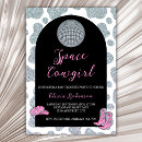 Search for space cowgirl party invitations Glitter