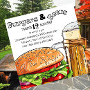 Search for burgers and beer invitations Cookout