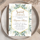 Search for unique sweet 16 invitations Girly