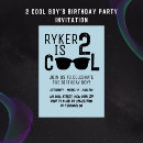 Search for 2 cool birthday invitations Retro