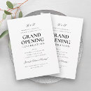 Search for black white corporate event invitations Grand opening