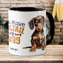 Search for black and tan dachshund mugs Funny