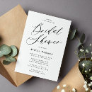 Search for calligraphy script bridal shower invitations Stylish
