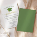Search for gold and green invitations College