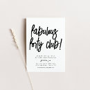 Search for forty and fabulous invitations Party