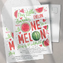 Search for summer 1st birthday invitations Watermelon