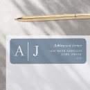 Search for bride groom return address labels Dusty blue