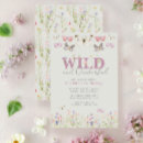 Search for butterfly 1st birthday invitations Modern