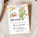 Search for cactus baby shower invitations Fiesta