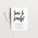 Search for party time invitations Simple