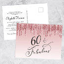 Search for 60 and fabulous sixty years invitations Elegant