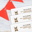 Search for doggie return address labels Brown