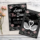 Search for swan save the dates Vintage