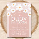 Search for in bloom baby girl shower invitations Floral