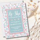 Search for boy and girl party invitations Pink and blue