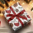 Search for christmas cone wrapping paper Botanical