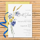 Search for yellow bridal shower invitations Rustic