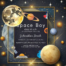 Search for space baby boy shower invitations Rocket