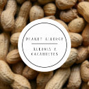 Search for peanut stickers Nut allergy