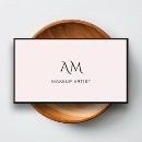 Search for size business cards Salon