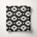 Search for modern black white geometrical pattern fabric Tribal