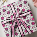 Search for pink and gray wrapping paper Girl