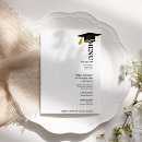 Search for graduation menus Minimalist