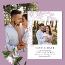 Search for lavender wedding save the dates Elegant