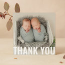 Search for newborn thank you cards Twins