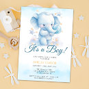 Search for blue elephant baby shower invitations Mother to be