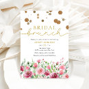 Search for blush and gold bridal shower invitations Floral