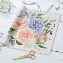 Search for watercolour roses wrapping paper Bride