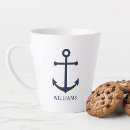 Search for navy blue anchor mugs Modern