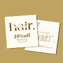 Search for professional discount cards Beautician