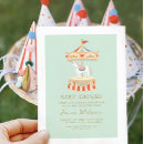 Search for vintage carousel invitations Baby