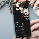 Search for goth bridal shower invitations Botanical