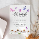 Search for butterfly baby invitations Floral