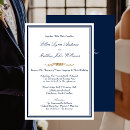 Search for blue gold and white wedding invitations Navy