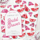 Search for watermelon bridal shower invitations Watercolor