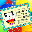 Search for cartoon character birthday invitations Kawaii