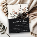 Search for gothic rehearsal dinner invitations Modern elegant