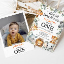 Search for greenery 1st birthday invitations Foliage